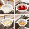 5Pcs Kefir Strainer Set, Plastic Nylon Mesh Strainers with Handle