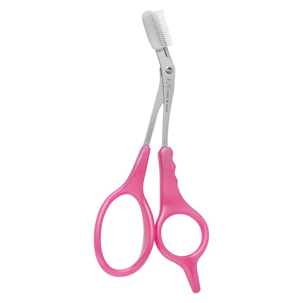 Kai Corporation DX Eyebrow Scissors with Comb for Eyebrow Care,
