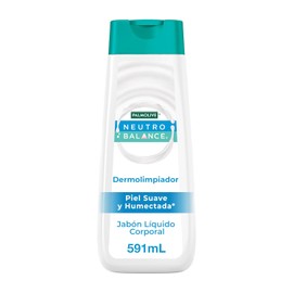 Palmolive Neutro Balance Jabón Corporal Líquido Dermolimpiador, 591 ml, Humecta Y Protege Tu Piel, Cuidado Delicado, Fórmula Suave Con Tecnología Humectante