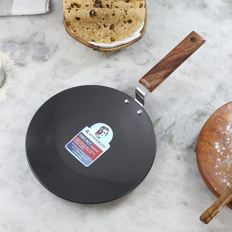 Wonderchef Hard Anodized Pure Grade Aluminum PFOA-Free Indian Cooking Roti