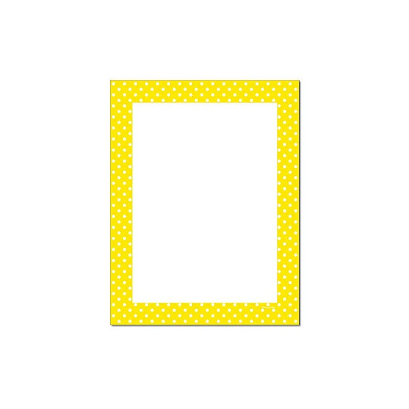 Polka Dots Letterhead Laser & Inkjet Printer Paper (100 Sheets,