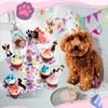 Bokon 3 Tier Puppy Dog Cupcake Stand and 24 Pcs
