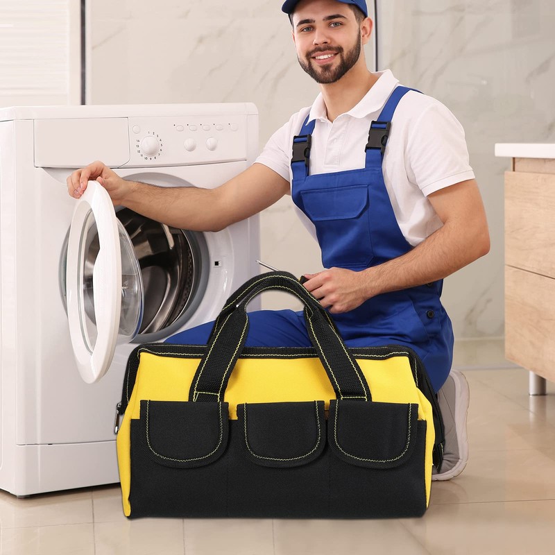 Sanwuta 3 Pack Tool Bag for Men with Waterproof Hard