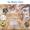 wenrescry Pack of 20 Small Boxes, Storage Boxes Small Plastic