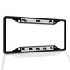 Fastasticdeals Metal Insert License Plate Frame Rhino Weatherproof Car Accessories