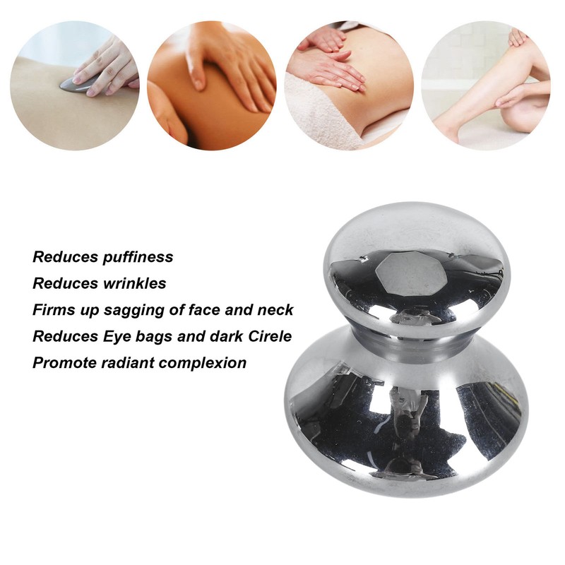 Terahertz Mushroom Gua Sha Facial Tool Ice Melting Spa Relaxing
