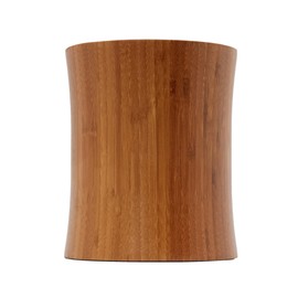 The Pretty Turtle Bamboo Kitchen Counter Utensil Crock Holder Caddy (Caramelized Large)