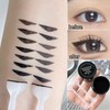 Ylapagne Eyeliner Wing Stamp, Flawless Eyeliner Set With Stamp Cream,