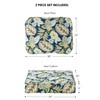 Greendale Home Fashions Outdoor Reversible 2-Piece Deep Seat Cushion Set,