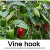 10Pack Greenhouse Trellising Kit Plant Roller Hooks, Tomato Trellis Roller