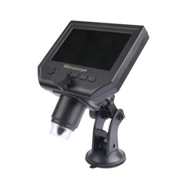 Portable 1-600X Zoom 3.6MP Microscope with 4.3 Inch LCD Display