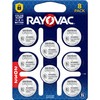 Rayovac Lithium Coin Cell Batteries Size 2032 3V, 8 Pack