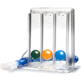 Lung Capacity Training, 3-Ball Type, Spirometer, Strengthen Respiratory Muscles, Lung Function, Japanese Instruction Manual Included (English Language Not Guaranteed)