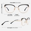 Zeelool Reading Glasses for Women Men Blue Light Blocking Readers