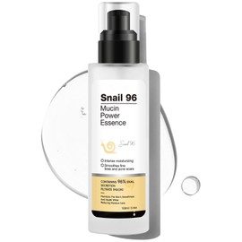 Snail Repair Essence, Snail 96% Mucin Power Repairing Essence, Korean Snail Mucin Serum & Face Moisturiser for Deep Hydration, for Dull & Damaged Skin, Korean Skincare 100ml