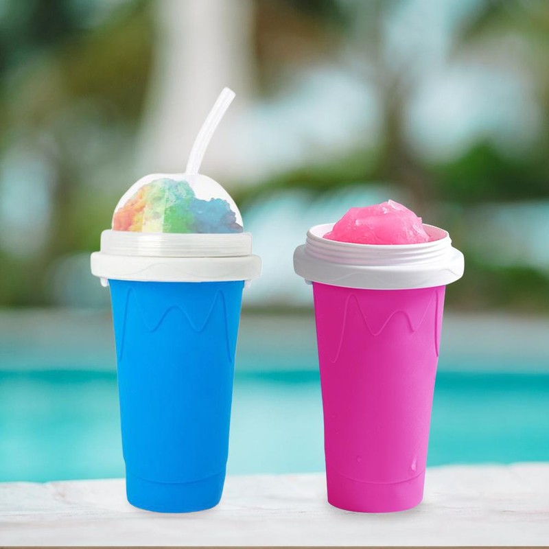 Slushy Maker Portable Travel Ice Cup DIY Homemade Freeze Drinks