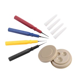 Watch Oil Set, 5 Piece Watch Repair Kit, Watchmaker Repair Oil Cup Oil Pen Set, Portable Oil Cup and Oil Pen, Various Sizes for All Watches and Pocket Watches, DIY Watch Repair Kit