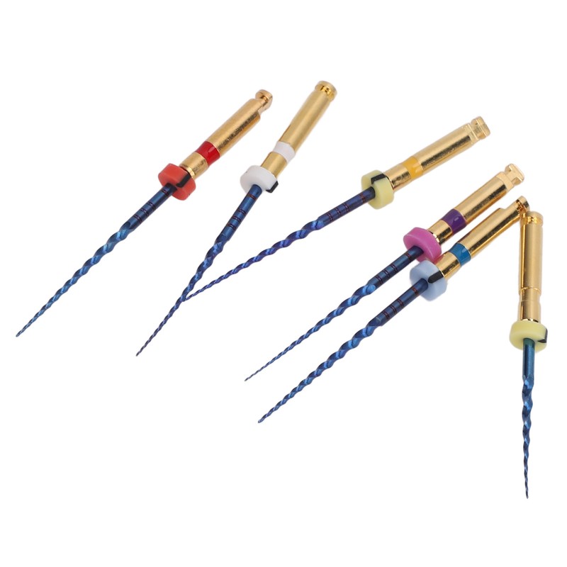 6pcs SX F3 Dental Endo Canal Files Large Taper Thermal