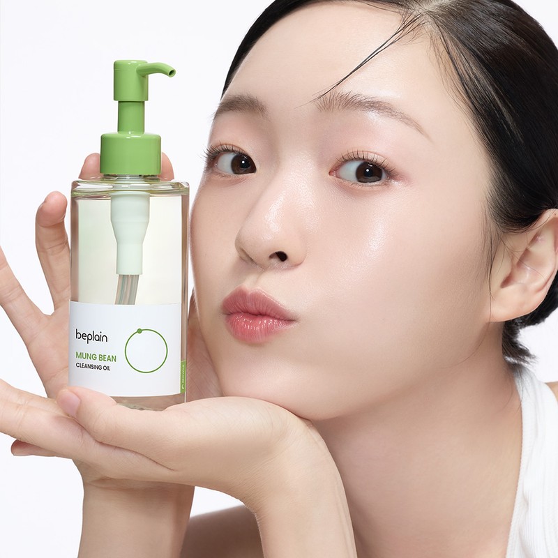 beplain B.Pure Mung Bean Cleansing Oil 300ml, 1 pack