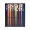 Ishida 61022-3 Chopsticks with Black Pasting Box, 10 Pairs, Japanese