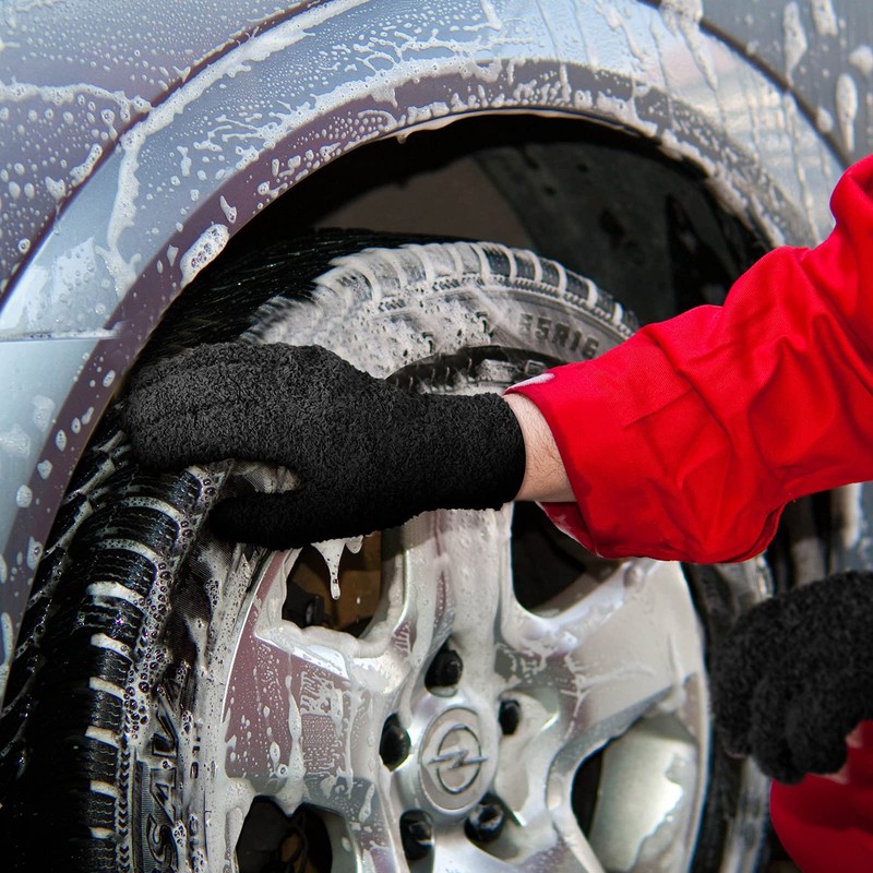 Bencailor 6 Pairs Microfiber Dusting Gloves, Dusting Cleaning Gloves Microfiber