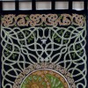 Celtic Curtain Yin Yang Tab Top Cotton Door Panel Copper