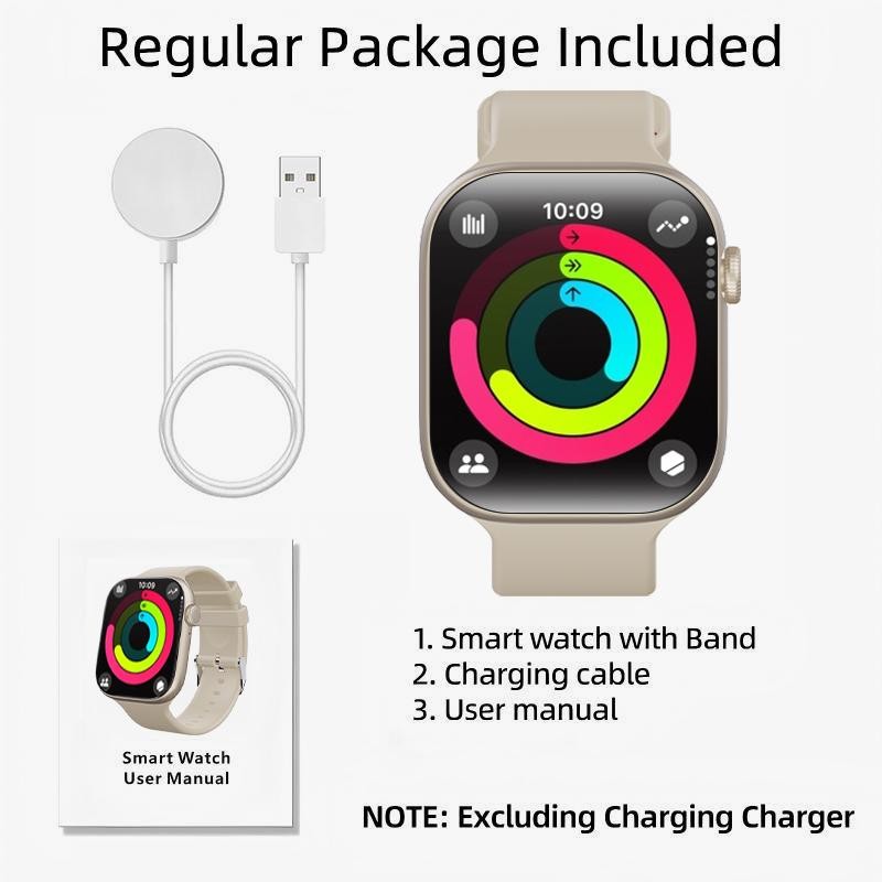 W&O Smart Watch for Android & iOS, 2.04" Touch Screen
