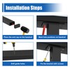 BLIKA 1 Pack 4FT Stainless Steel Cable Railing Handrail, Black