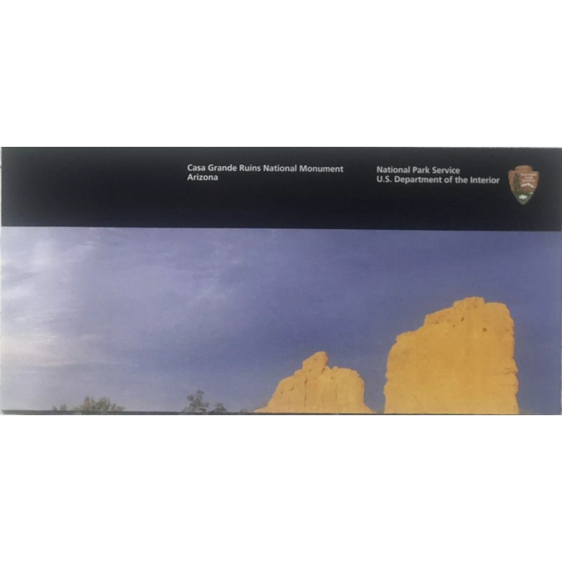 Casa Grande Ruins National Monument NP Brochure Map NPS Guide