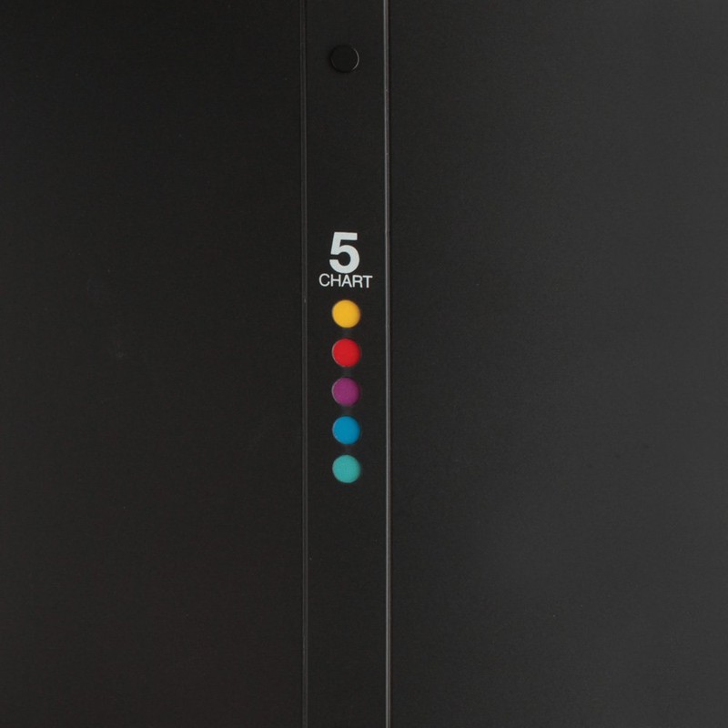 マルマン ルーズリーフ バインダー A5 ファイブチャート 20穴 ブラック F401