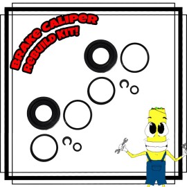 OASB Rear Disc Brake Caliper Rebuild Repair Kit for Cooper Countryman 18-2023 Hybrid