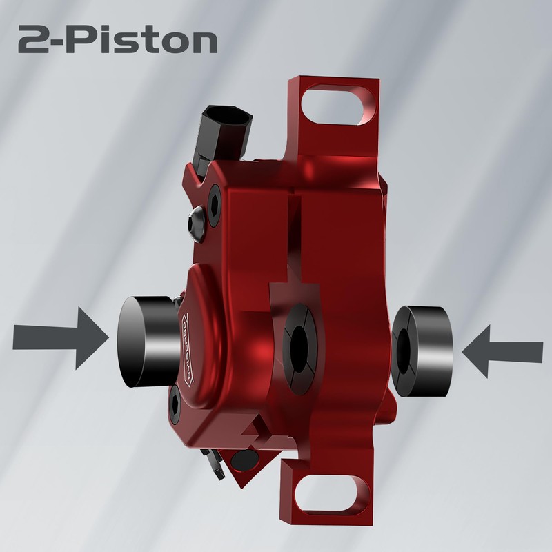 DYISLAND XT-7 XT-7 Hydraulic Disc Brakes Calipers,Line Pulling/Cable Actuated Front