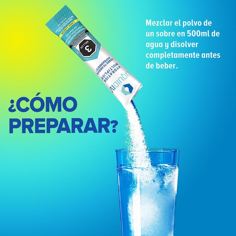 LIQUID I.V. Electrolitos y Vitaminas en Polvo para preparar Bebida