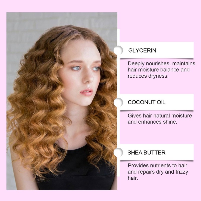 Curl hair care styling cream