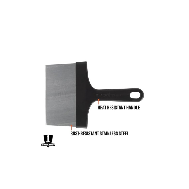 Blackstone 5061 - Rascador de plancha resistente de 6 pulgadas,