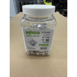 WAGO Wall-nuts 2-conductor # 2773-402 (300 Qty)