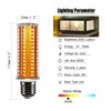 JHOTEC LED Corn Light Bulb 150W Equivalent 2500 Lumen 3000K