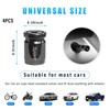 4PCS Locking Car Tire Valve Stems Caps, Anti-Theft Auto Wheel