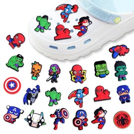 Shoe Charms, Cartoon Shoe Charms for Kids, Cute Shoe Charms, DIY Shoe Deocrations for Boys Girls, Anime Charms for Wristband Bracelets Decoration Accessories Party Gifts