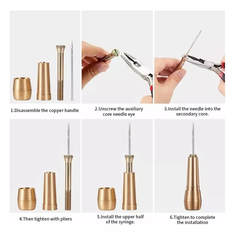 MU Calzado Zapatos Costura Lonas De Reparación Multifunción 8pc