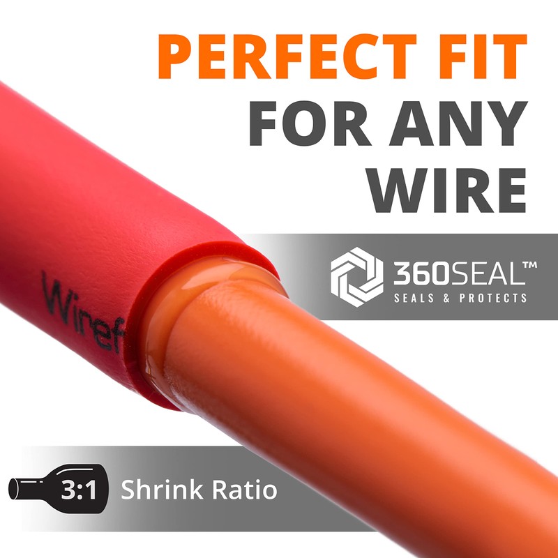 Wirefy | Heat Shrink Tubing - 1/2" inch - 3:1