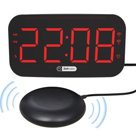 Digital Alarm Clock LED Clock with Brightness Control and Snooze Easy to Use for Bedroom Bedside Office
