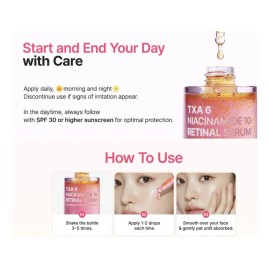 Purito Txa 6 Niacinamide 10 Retinal Serum 30ml Niacinamida Todo Tipo De Piel Danoche