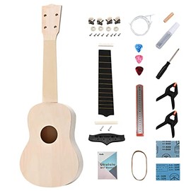 LIEKE DIY Ukulele kit with Assembly Manual and All Accessories，Build Your Own ukelele Instrument Gifts for Kids Adult