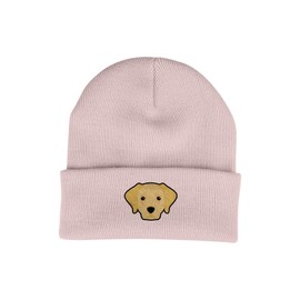 Labrador Retriever Beanie Hat - Dog Lovers Gifts for Women - Winter Hats for Women - Knitted Wooly Ladies Hats - Dog Walking Accessories - Embroidered Gifts for dog lovers