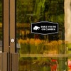 Fancy Smile You're On Camera Sign (White) - Large (2