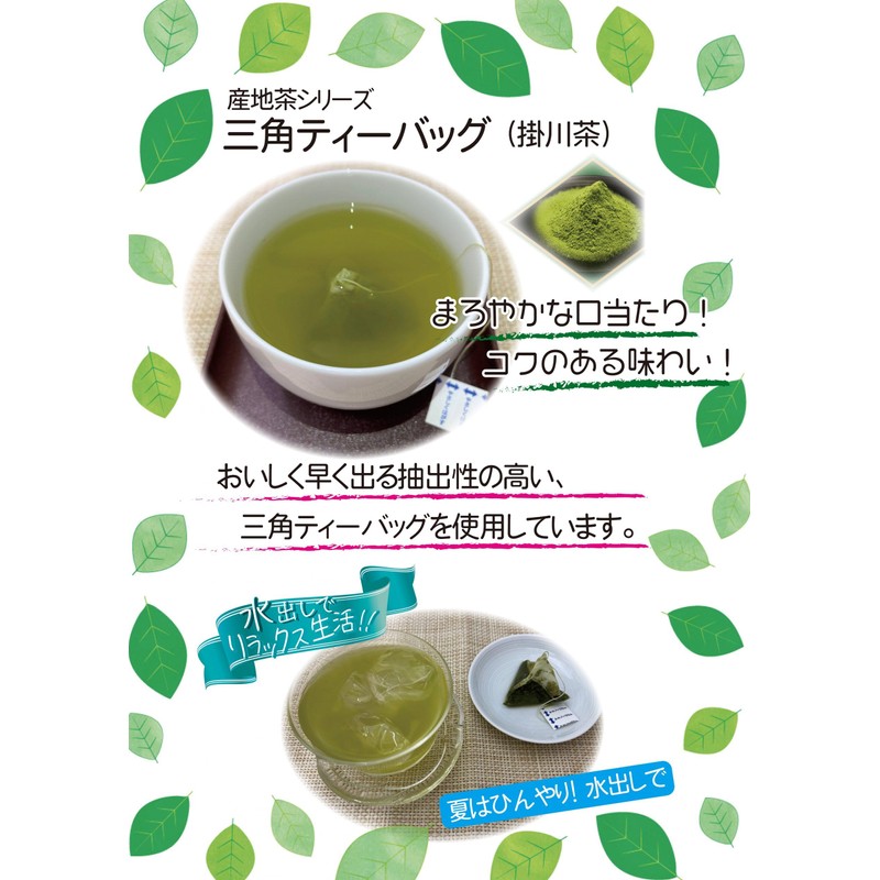 Kokutaro Kakegawa Tea Triangle TB40P with Matcha