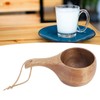 Wooden Coffee Cup 220ML Eco Friendly Portable Heat Insulation Coffee