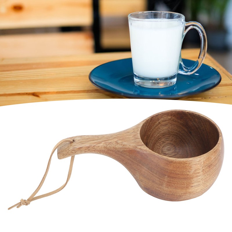 Wooden Coffee Cup 220ML Eco Friendly Portable Heat Insulation Coffee