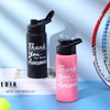 meekoo 12 Pcs Appreciation Gifts Aluminum Bulk Water Bottles Thank